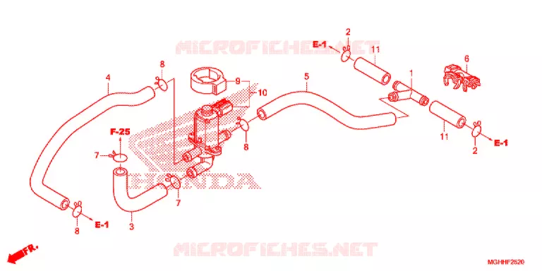 VALVE DE COMMANDE D'INJECTION D'AIR Honda MOTO 1200 CROSSTOURER 2017  VFR1200XDH