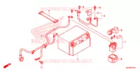 BATTERIE pour Honda CROSSTOURER 1200 ROUGE de 2018