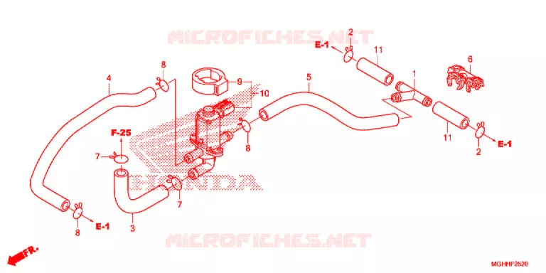 VALVE DE COMMANDE D'INJECTION D'AIR Honda MOTO 1200 CROSSTOURER 2017  VFR1200XH