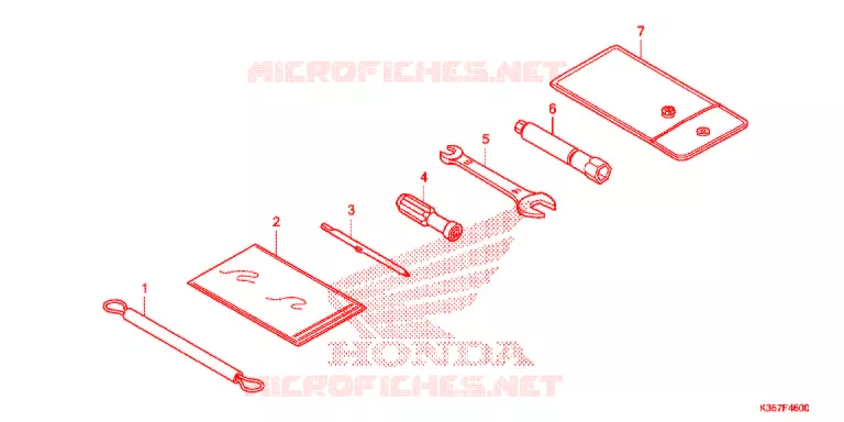 OUTIL Honda SCOOTER 125 PCX 2018  WW125EX2H