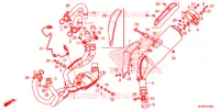 SILENCIEUX D'ECHAPPEMENT pour Honda CROSSRUNNER 800 de 2017