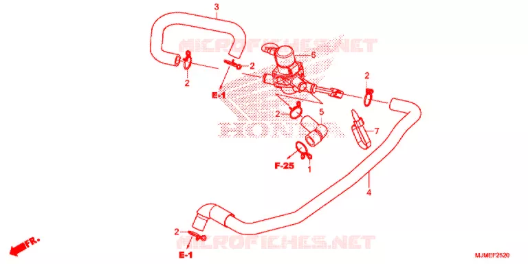 VALVE DE COMMANDE D'INJECTION D'AIR Honda MOTO 800 CROSSRUNNER 2018  VFR800XH
