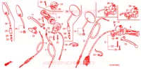 LEVIER DE GUIDON   CABLE   COMMODO pour Honda APE 100 de 2006