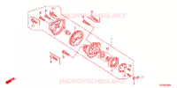POMPE A HUILE pour Honda APE 100 de 2006