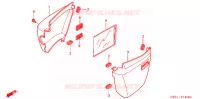 COUVERCLES LATERAUX pour Honda APE 50 DELUXE de 2004