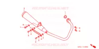 SILENCIEUX D'ECHAPPEMENT (XZ50) pour Honda APE 50 DELUXE de 2004