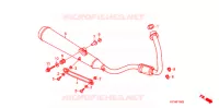 SILENCIEUX D'ECHAPPEMENT (XZ508/9) pour Honda APE 50 de 2008