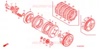 EMBRAYAGE pour Honda APE 50 DELUXE SPECIAL CB750-68 de 2008