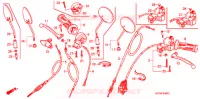 LEVIER DE GUIDON   CABLE   COMMODO pour Honda APE 50 DELUXE SPECIAL CB750-68 de 2008