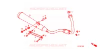 SILENCIEUX D'ECHAPPEMENT (XZ508/9) pour Honda APE 50 DELUXE SPECIAL CB750-68 de 2008