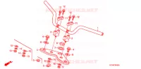 GUIDON   TE DE FOURCHE pour Honda APE 50 de 2012