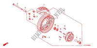 ROUE AVANT (XZ50/XZ1006/7/8/9 J) pour Honda APE 50 de 2012