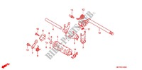 BARILLET   FOURCHETTE DE SELECTION pour Honda APE 50 DELUXE Front brake disk de 2014