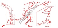 PEDALE   KICK pour Honda APE 50 DELUXE Front brake disk de 2012