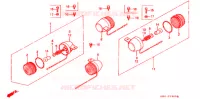 CLIGNOTANT pour Honda MONKEY 50 TYPE 1 de 1981