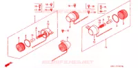 CLIGNOTANT pour Honda GORILLA 50 TYPE 3 de 1981