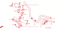 GUIDON   TE DE FOURCHE (GORILLA) pour Honda GORILLA 50 TYPE 6 de 1982