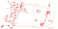 GUIDON   TE DE FOURCHE pour Honda MONKEY 50 BAJA de 1991