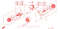 CLIGNOTANT pour Honda MONKEY 50 de 1992