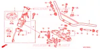 GUIDON   TE DE FOURCHE pour Honda XR 400 MOTARD de 2008