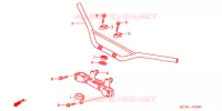 GUIDON   TE DE FOURCHE pour Honda XR 400 de 2004