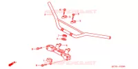 GUIDON   TE DE FOURCHE pour Honda XR 400 de 2005