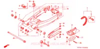 BRAS OSCILLANT pour Honda XR 400 de 1998