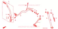 PEDALE pour Honda XR 400 de 1998