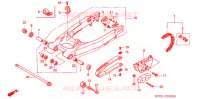 BRAS OSCILLANT pour Honda XR 400 de 2000