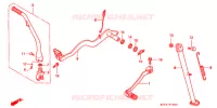 PEDALE pour Honda XR 400 de 2000