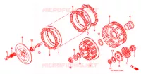 EMBRAYAGE pour Honda XR 400 de 2000