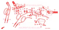 LEVIER DE GUIDON   CABLE   COMMODO pour Honda XR 400 de 2000