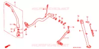 PEDALE pour Honda XR 400 de 2000