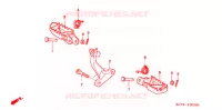 REPOSE PIED pour Honda XR 400 de 2000