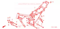 CADRE pour Honda XR 50 MOTARD de 2005
