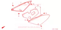 COUVERCLES LATERAUX pour Honda XR 50 MOTARD de 2005