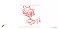 CYLINDRE pour Honda XR 50 MOTARD de 2005