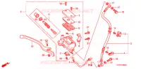 MAITRE CYLINDRE DE FREIN AVANT pour Honda XR 50 MOTARD de 2005