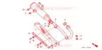 SILENCIEUX D'ECHAPPEMENT (XR50M) pour Honda XR 50 MOTARD de 2005
