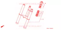 FOURCHE pour Honda XR 50 de 2001