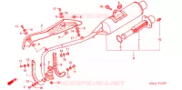 SILENCIEUX D'ECHAPPEMENT pour Honda XR 50 de 2002