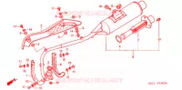 SILENCIEUX D'ECHAPPEMENT pour Honda XR 50 de 2000