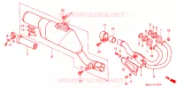 SILENCIEUX D'ECHAPPEMENT ('85 '87) pour Honda XR 600 R de 1987