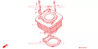 CYLINDRE pour Honda XR 600 R de 1989