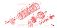 EMBRAYAGE pour Honda XR 600 R de 1989