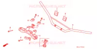 GUIDON pour Honda XR 600 R de 1989