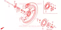 ROUE AVANT pour Honda XR 600 R de 1989