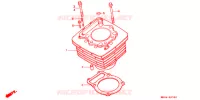 CYLINDRE pour Honda XR 600 R de 1990