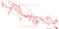 SILENCIEUX D'ECHAPPEMENT ('88 '90) pour Honda XR 600 R de 1990