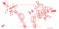 COMMODOS   POIGNEES pour Honda XR 600 R de 1993